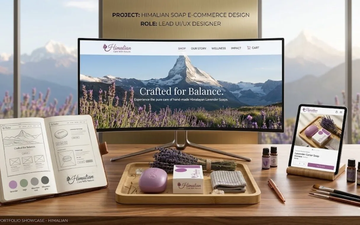 Himalian Soap — E-commerce website